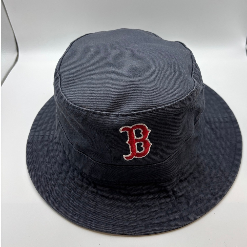 '47 Brand MLB Boston Red Sox Bucket Hat Navy Blue Baseball OSFA Embroidered Logo